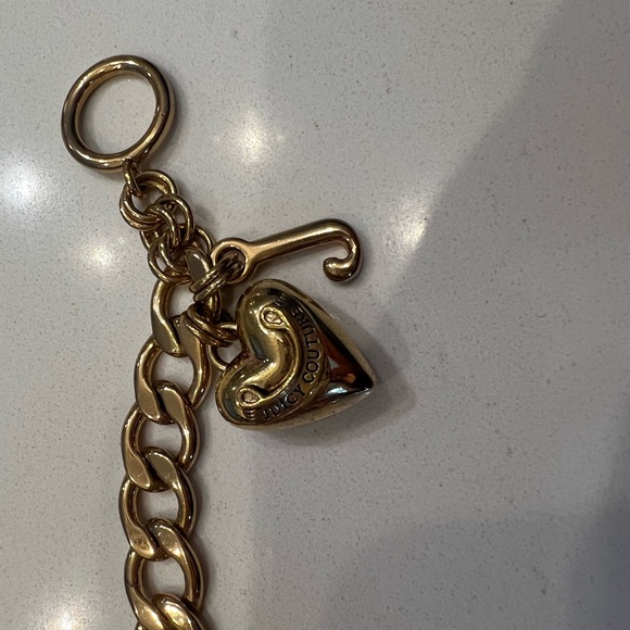 Juicy Couture Starter Charm Bracelet Gold 7.5” - Picture 4 of 8